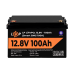 Акумулятор LP LiFePO4 12V (12,8V) - 100 Ah (1280Wh) (Smart BMS 100А) з BT пластик