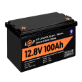 Акумулятор LP LiFePO4 12V (12,8V) - 100 Ah (1280Wh) (Smart BMS 100А) з BT пластик Акумулятор LP LiFePO4 12V (12,8V) - 100 Ah (1280Wh) (Smart BMS 100А) з BT пластик
