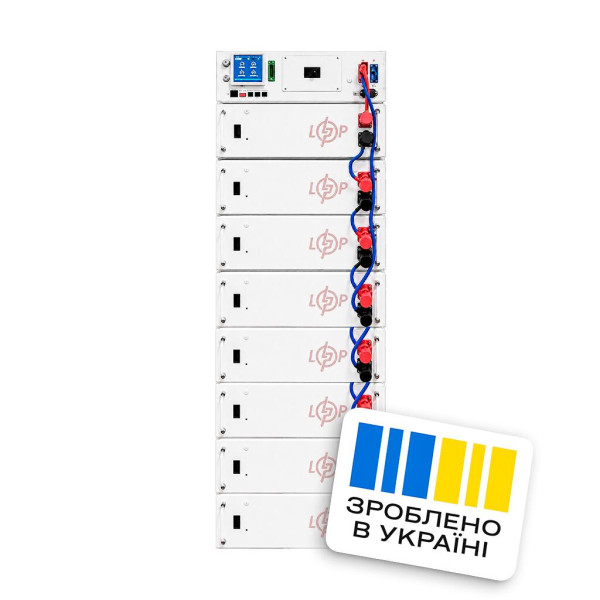 Акумулятор LP LiFePO4 Battery HVM 409,6V 100Ah (40960 Wh) BMS 125А AB white Акумулятор LP LiFePO4 Battery HVM 409,6V 100Ah (40960 Wh) BMS 125А AB white