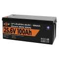 Аккумулятор LiFePO4 24V 100Ah с интеллектуальным BMS Bluetooth для систем бесперебойного питания и альтернативных источников энергии