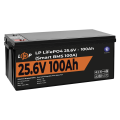 Аккумулятор LiFePO4 24V 100Ah с интеллектуальным BMS Bluetooth для систем бесперебойного питания и альтернативных источников энергии