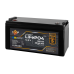 Акумулятор LP LiFePO4 12,8V - 160 Ah (2048Wh) (BMS 80A/40А) пластик для ДБЖ