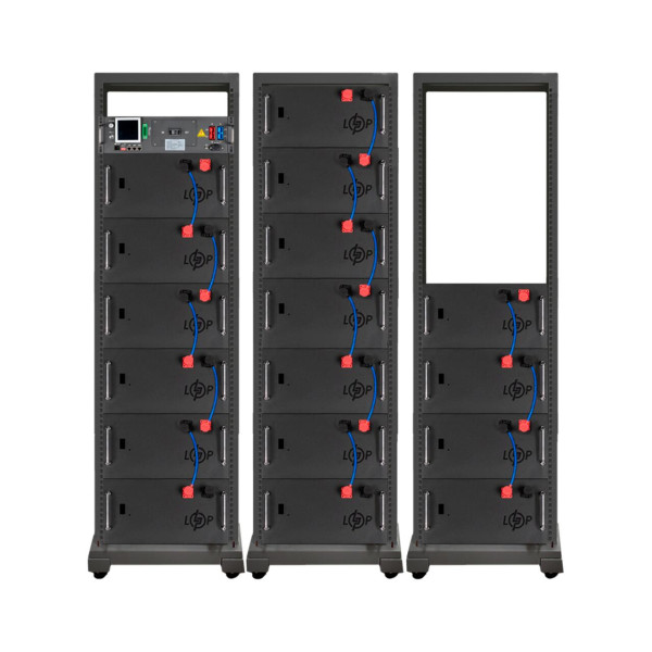 Акумулятор LP LiFePO4 Battery HVM 870,4V 150Ah (130560 Wh) BMS 160А P AB Lrack black Акумулятор LP LiFePO4 Battery HVM 870,4V 150Ah (130560 Wh) BMS 160А P AB Lrack black