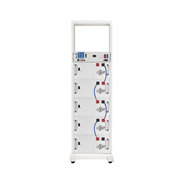 Акумулятор LP LiFePO4 Battery HVM 256V 280Ah (71680Wh) BMS 125А AB Lrack white Акумулятор LP LiFePO4 Battery HVM 256V 280Ah (71680Wh) BMS 125А AB Lrack white