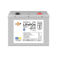 Акумулятор LP LiFePO4 12,8V - 304 Ah (3891Wh) (BMS 200A/100А) Метал Smart BT Акумулятор LP LiFePO4 12,8V - 304 Ah (3891Wh) (BMS 200A/100А) Метал Smart BT