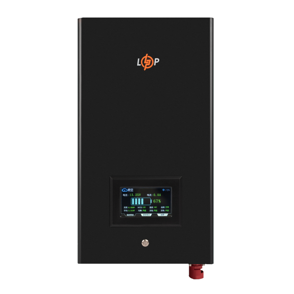 Аккумулятор LiFePO4 12,8V 280 Ah (3584Wh) с BMS 200A для систем резервного и бесперебойного питания металл LCD Smart BT