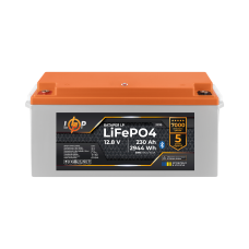 Акумулятор LiFePO4 12,8V 230 Ah 2944Wh з інтелектуальною BMS 100A для резервного живлення, альтернативних джерел енергії та портативних зарядних станцій