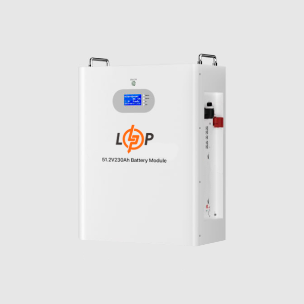 Аккумулятор LiFePO4 51,2V 230 Ah для резервного питания с Smart BMS 200A и LCD индикатором AB RS485/CAN Аккумулятор LiFePO4 51,2V 230 Ah для резервного питания с Smart BMS 200A и LCD индикатором AB RS485/CAN