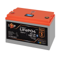 Акумулятор LP LiFePO4 12,8V - 100 Ah (1280Wh) (BMS 100A/50А) пластик LCD Smart BT Акумулятор LP LiFePO4 12,8V - 100 Ah (1280Wh) (BMS 100A/50А) пластик LCD Smart BT