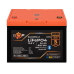 Акумулятор LP LiFePO4 12,8V - 64Ah (820Wh) (BMS 80A/64А) пластик Smart BT