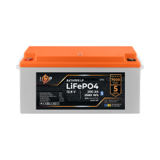 Акумулятор LiFePO4 12,8V 200 Ah (2560Wh) з BMS 200A/100A та Bluetooth для систем резервного живлення, ідеальний для побутових та промислових потреб