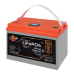 Акумулятор LP LiFePO4 12,8V - 100 Ah (1280Wh) (BMS 100A/50А) пластик LCD Smart BT