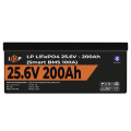 Акумулятор LP LiFePO4 24V (25,6V) - 200 Ah (5120Wh) (Smart BMS 100А) з BT пластик Акумулятор LP LiFePO4 24V (25,6V) - 200 Ah (5120Wh) (Smart BMS 100А) з BT пластик