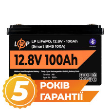 LiFePO4-акумулятор LogicPower OCLP41864, 12 (12,8) В, 100 А·год, 1280 Вт·год, Smart BMS 100А, уцінений LiFePO4-акумулятор LogicPower OCLP41864, 12 (12,8) В, 100 А·год, 1280 Вт·год, Smart BMS 100А, уцінений