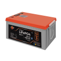Акумулятор LiFePO4 25,6V 160 Ah (4096Wh) з BMS 200A/100А для систем безперебійного живлення та сонячних електростанцій, пластик LCD Smart BT Акумулятор LiFePO4 25,6V 160 Ah (4096Wh) з BMS 200A/100А для систем безперебійного живлення та сонячних електростанцій, пластик LCD Smart BT