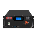 Аккумулятор LiFePO4 51,2V 120 Ah 6000Wh для резервного питания с BMS 100A и LCD RM AB RS485/CAN, быстрая зарядка и долговечность до 15 лет Аккумулятор LiFePO4 51,2V 120 Ah 6000Wh для резервного питания с BMS 100A и LCD RM AB RS485/CAN, быстрая зарядка и долговечность до 15 лет