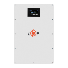 Аккумулятор LP LiFePO4 51,2V 100 Ah 5120Wh с BMS 100A для автономного резервного питания домашней электроники и солнечных систем