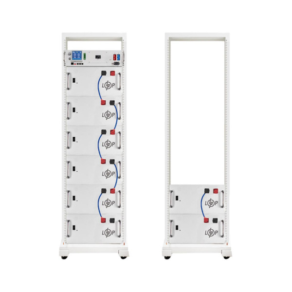Акумулятор LP LiFePO4 Battery HVM 409,6V 150Ah (61440 Wh) BMS 125А AB Lrack white Акумулятор LP LiFePO4 Battery HVM 409,6V 150Ah (61440 Wh) BMS 125А AB Lrack white