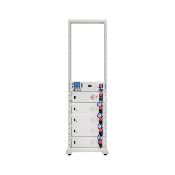 Акумулятор LP LiFePO4 Battery HVM 256V 100Ah (25600Wh) BMS 125А AB Lrack white Акумулятор LP LiFePO4 Battery HVM 256V 100Ah (25600Wh) BMS 125А AB Lrack white