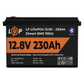 Акумулятор LP LiFePO4 12V (12,8V) - 230 Ah (2944Wh) (Smart BMS 150А) з BT пластик Акумулятор LP LiFePO4 12V (12,8V) - 230 Ah (2944Wh) (Smart BMS 150А) з BT пластик