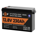 Акумулятор LP LiFePO4 12V (12,8V) - 230 Ah (2944Wh) (Smart BMS 150А) з BT пластик Акумулятор LP LiFePO4 12V (12,8V) - 230 Ah (2944Wh) (Smart BMS 150А) з BT пластик