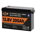Акумулятор LP LiFePO4 12V (12,8V) - 200 Ah (2560Wh) (Smart BMS 150А) з BT пластик