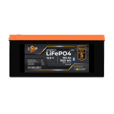 Акумулятор LiFePO4 12,8V 150 Ah (1920Wh) з BMS 150A/75A для систем резервного живлення Smart BT