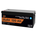 Акумулятор LP LiFePO4 25,6V - 120 Ah (3072Wh) (Smart BMS 100А) з BT пластик для ДБЖ Акумулятор LP LiFePO4 25,6V - 120 Ah (3072Wh) (Smart BMS 100А) з BT пластик для ДБЖ