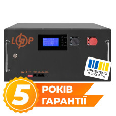 Акумулятор LP LiFePO4 51,2V - 315 Ah (16128Wh) (BMS SP 200A/100А) RM RS485/CAN LCD BL Акумулятор LP LiFePO4 51,2V - 315 Ah (16128Wh) (BMS SP 200A/100А) RM RS485/CAN LCD BL