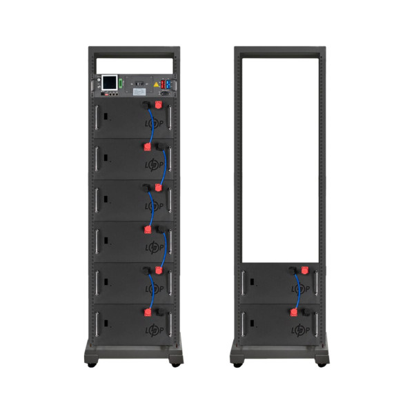 Акумулятор LP LiFePO4 Battery HVM 409,6V 315Ah (129024 Wh) BMS 125А AB Lrack black Акумулятор LP LiFePO4 Battery HVM 409,6V 315Ah (129024 Wh) BMS 125А AB Lrack black