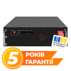Акумулятор LP LiFePO4 51,2V - 100 Ah (5120Wh) (BMS JK 100A/50А) RM RS485/CAN BL