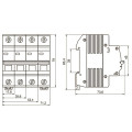 Автоматичний перемикач Lightwell JXQ5-125/2P для DIN-рейки Автоматичний перемикач Lightwell JXQ5-125/2P для DIN-рейки