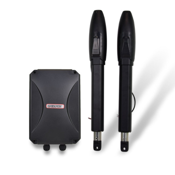 Автоматика для воріт SW300DC Black Dual Arms для одностулкових розпашних воріт до 300 кг і 3 м для автоматизації в’їзду Автоматика для воріт SW300DC Black Dual Arms для одностулкових розпашних воріт до 300 кг і 3 м для автоматизації в’їзду