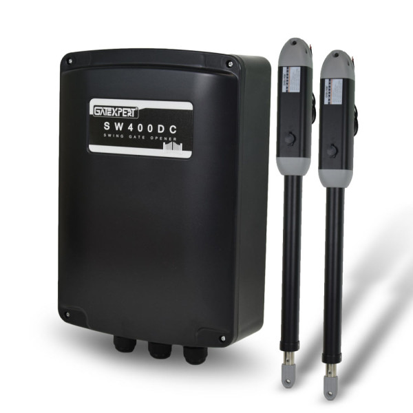 Автоматика для распашных ворот GATEXPERT SW400DC (dual arms) комплект для надежного и удобного открытия ворот до 400 кг и 4 метров длины Автоматика для распашных ворот GATEXPERT SW400DC (dual arms) комплект для надежного и удобного открытия ворот до 400 кг и 4 метров длины
