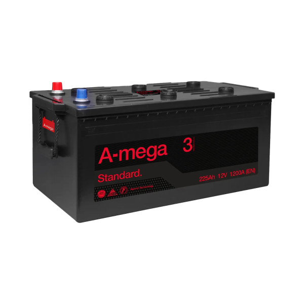 Акумулятор авто Мегатекс A-mega Standard (М3) 6СТ-225-А3 (лев) ТХП 1200 Акумулятор авто Мегатекс A-mega Standard (М3) 6СТ-225-А3 (лев) ТХП 1200