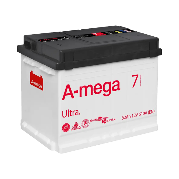 Акумулятор авто Мегатекс A-mega Ultra 6СТ-62-А3 (лев) ТХП 610 Акумулятор авто Мегатекс A-mega Ultra 6СТ-62-А3 (лев) ТХП 610