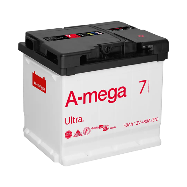 Акумулятор авто Мегатекс A-mega Ultra 6СТ-50-А3 (лев) ТХП 480 Акумулятор авто Мегатекс A-mega Ultra 6СТ-50-А3 (лев) ТХП 480