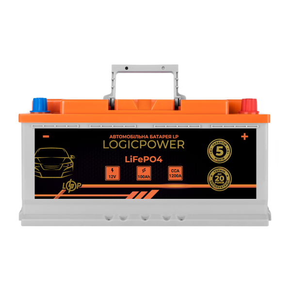 Автомобільний літієвий акумулятор LP LiFePO4 12V - 100 Ah (+ праворуч) BMS 1200А Автомобільний літієвий акумулятор LP LiFePO4 12V - 100 Ah (+ праворуч) BMS 1200А