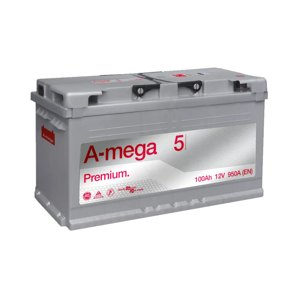 Акумулятор авто Мегатекс A-mega Premium (M5) 6СТ-100-А3 (прав) ТХП 950