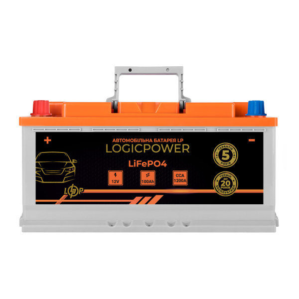 Автомобільний літієвий акумулятор LP LiFePO4 12V - 100 Ah (+ зліва) BMS 1200А Автомобільний літієвий акумулятор LP LiFePO4 12V - 100 Ah (+ зліва) BMS 1200А