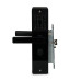 Електромеханічний замок Trinix TRL-5301BT Black з Bluetooth і зчитувачем Mifare для дверей 40-55 мм, кодування карток, живлення від батарей