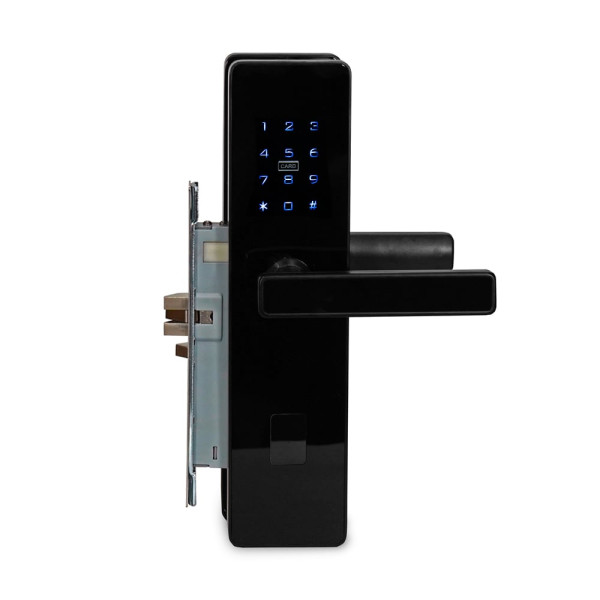 Электромеханический замок Trinix TRL-5301BT Black с Bluetooth и считывателем Mifare для домашней безопасности и доступа пользователей Электромеханический замок Trinix TRL-5301BT Black с Bluetooth и считывателем Mifare для домашней безопасности и доступа пользователей