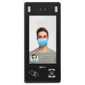 Біометричний термінал ZKTeco G4 Pro[TI] з функцією вимірювання температури для контролю доступу та безпеки з розпізнаванням облич у масках