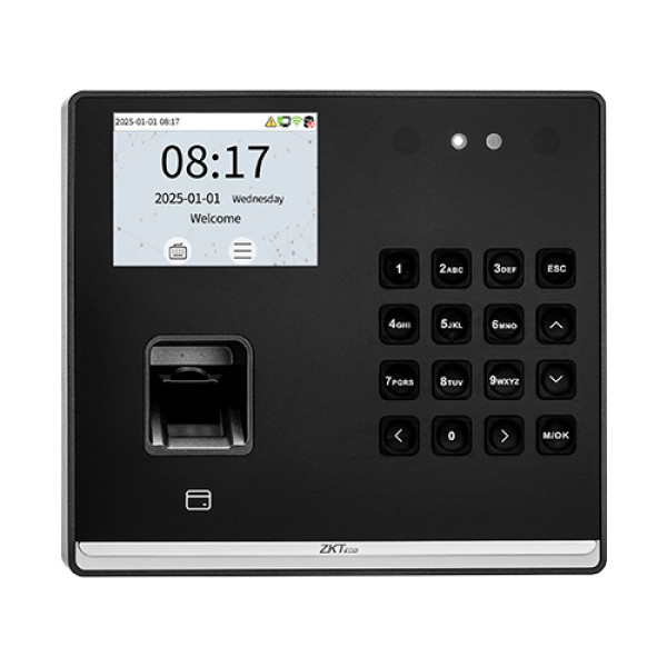 Биометрический терминал ZKTeco M2F PRO-LR для контроля доступа с распознаванием по лицу, отпечатку пальца и карте EM-Marine, с Wi-Fi и поддержкой антиспуфинга Биометрический терминал ZKTeco M2F PRO-LR для контроля доступа с распознаванием по лицу, отпечатку пальца и карте EM-Marine, с Wi-Fi и поддержкой антиспуфинга