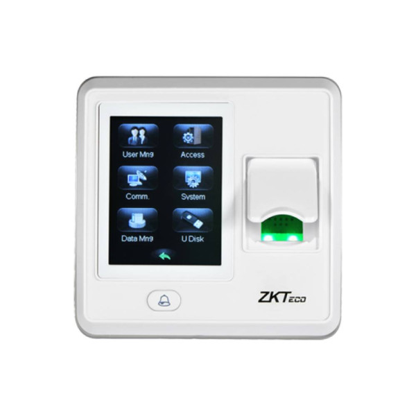 Біометричний термінал обліку робочого часу ZKTeco SF300 [ID] (ZLM60) white для ідентифікації по відбитку пальця, безконтактній карті та паролю