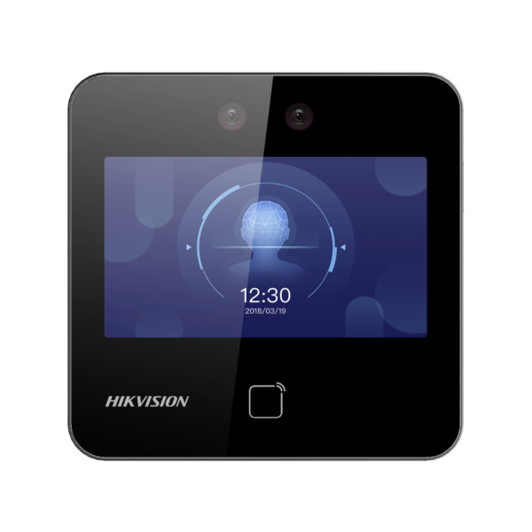Термінал розпізнавання облич Hikvision DS-K1T642M зі зчитувачем карток Mifare Термінал розпізнавання облич Hikvision DS-K1T642M зі зчитувачем карток Mifare