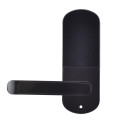 Биометрический замок Trinix TRL-5107BTF Black Right с Bluetooth для металлических и деревянных дверей, считыватель отпечатков пальцев и Mifare, врезной монтаж Биометрический замок Trinix TRL-5107BTF Black Right с Bluetooth для металлических и деревянных дверей, считыватель отпечатков пальцев и Mifare, врезной монтаж