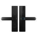 Биометрический замок Trinix TRL-5402BTF Black с Bluetooth и считывателем отпечатков пальцев для автономной защиты дверей толщиной 35-55 мм Биометрический замок Trinix TRL-5402BTF Black с Bluetooth и считывателем отпечатков пальцев для автономной защиты дверей толщиной 35-55 мм