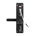 Автономный биометрический замок Trinix TRL-5101F Black L/R для входной двери со считывателем отпечатков пальцев и Mifare картами Автономный биометрический замок Trinix TRL-5101F Black L/R для входной двери со считывателем отпечатков пальцев и Mifare картами