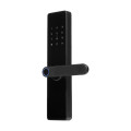 Автономный биометрический замок Trinix TRL-5101F Black L/R для входной двери со считывателем отпечатков пальцев и Mifare картами Автономный биометрический замок Trinix TRL-5101F Black L/R для входной двери со считывателем отпечатков пальцев и Mifare картами